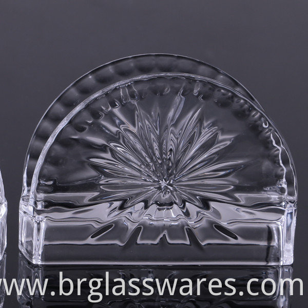 crystal glass napkin holder 2